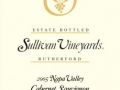 Sullivan Vineyards 2006 Estate Cabernet Sauvignon / Rutherford