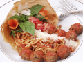 Spaghetti and Meatballs En Papillote