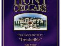 Hunt Cellars 2003 “Irresistible” Petite Sirah / Paso Robles