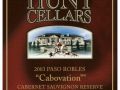 Hunt Cellars 2003 “CabOvation” Cabernet Sauvignon