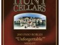 Hunt Cellars 2003 Unforgettable Merlot