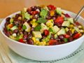 Black Bean Corn Red Pepper Salad with Lime Cilantro Vinaigrette
