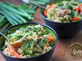 Grilled Sesame Ginger Vegetable Couscous