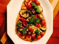 Thanksgiving for Vegetarians: Grilled Vegetables on Tandoori Naan Bread