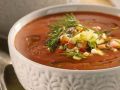 Pierce Brosnan’s Heirloom Tomato Soup with Succotash