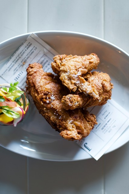 CLASSIC SOUTHERN - Fried chicken at JCT. Kitchen & Bar in Atlanta