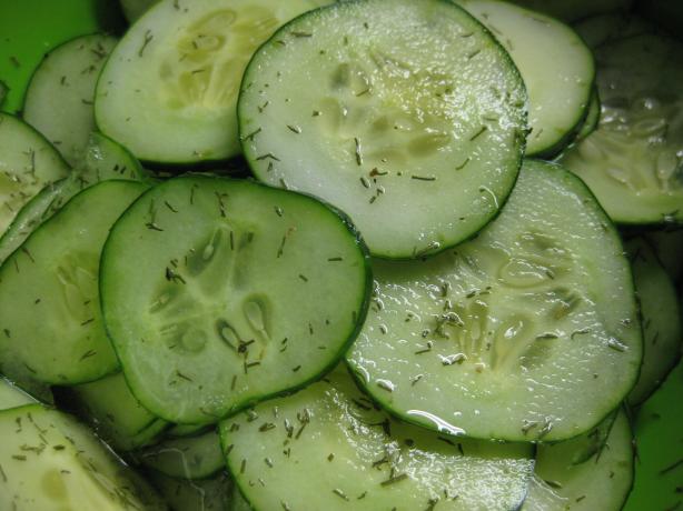 Danish Pickled Cucumbers