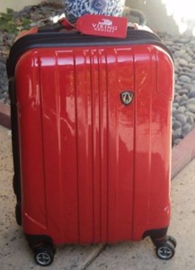 Small Suitcase with Cruise Ship Tags 