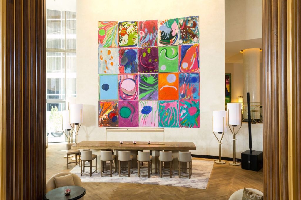 Florida Set by Artist Josh Smith to Hang in the Nobu Lobby Lounge
